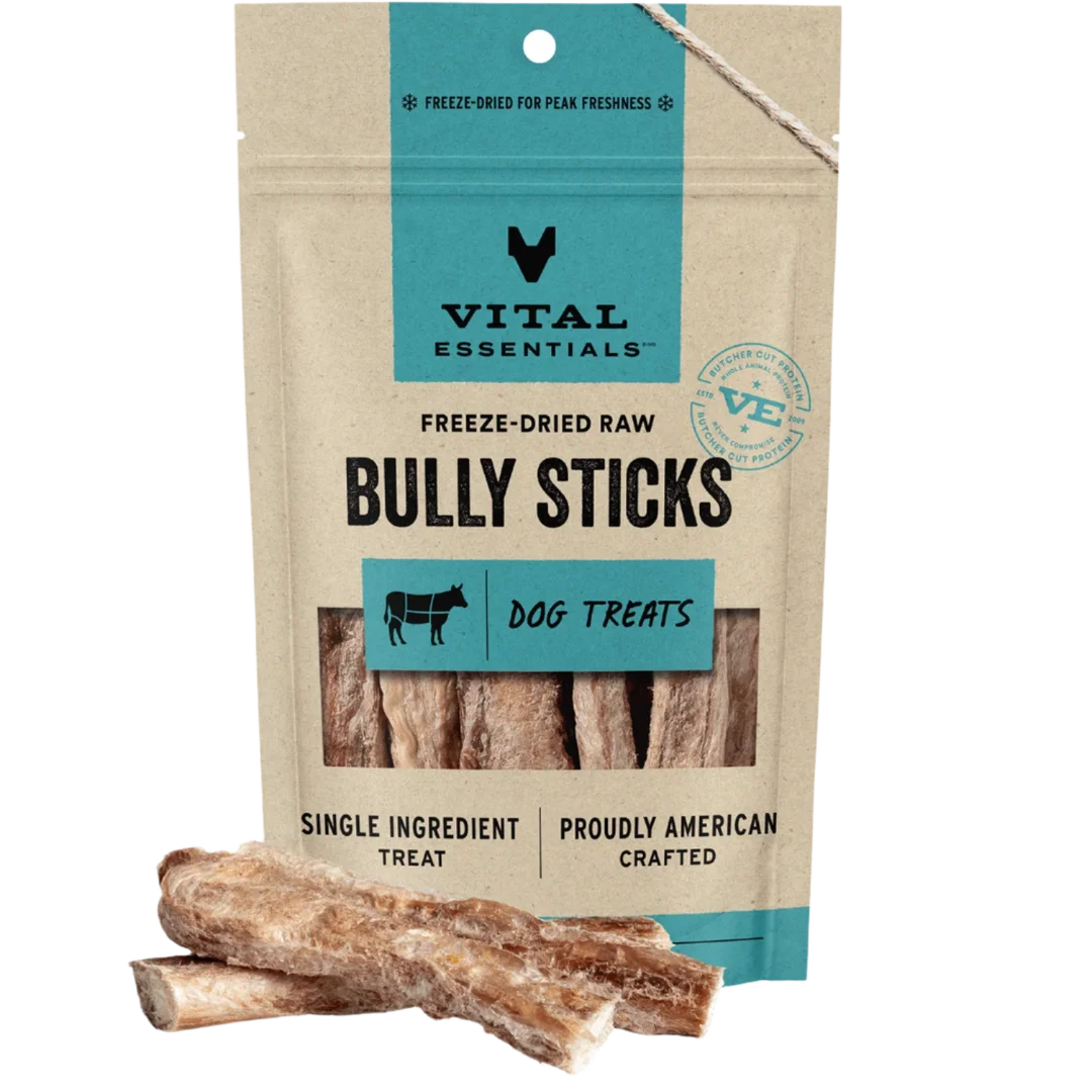Vital Essentials Bully Sticks Dog Treats 1.4oz