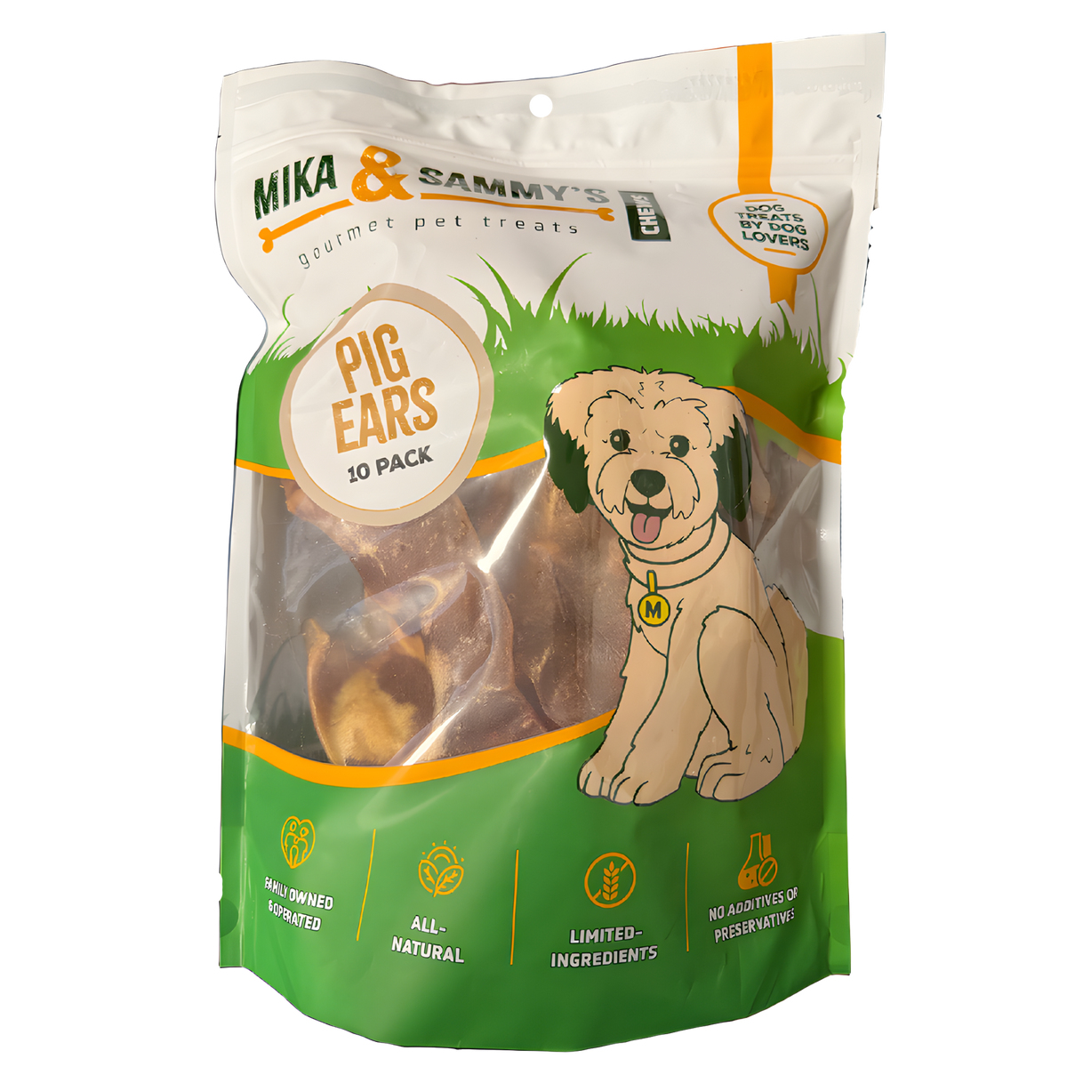 Mika & Sammy's Pig Ears 10 Pack