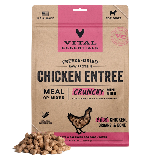 Vital Essentials Chicken Entree Crunchy Nibs 14oz image 0