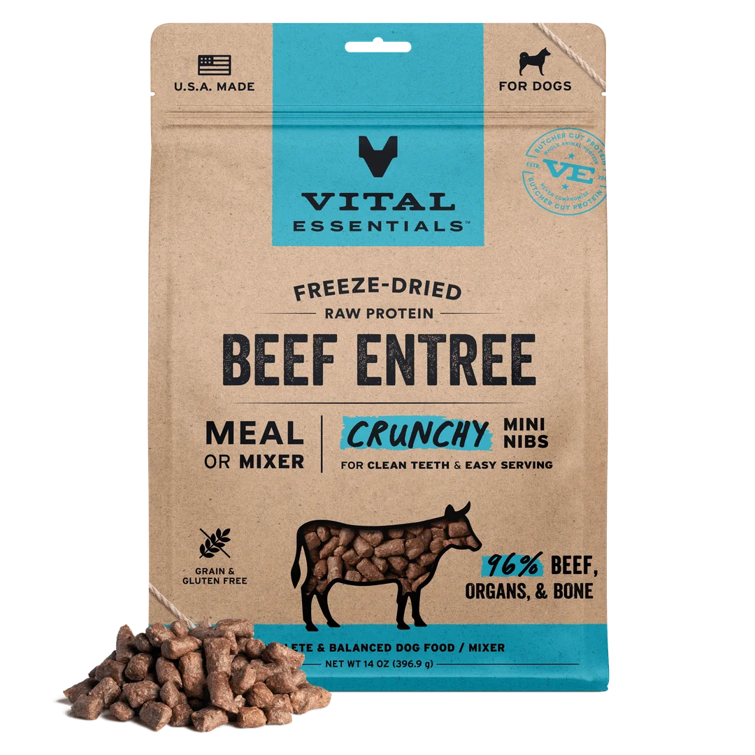 Vital Essentials Beef Entree Crunchy Nibs 14oz