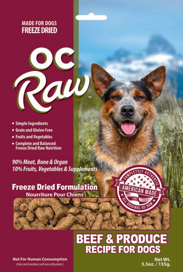 OC Raw Beef & Produce Recipe ~ 5.5 oz image 0