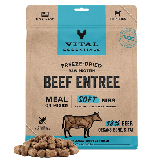 Vital Essentials Beef Entree Soft Nibs 14oz