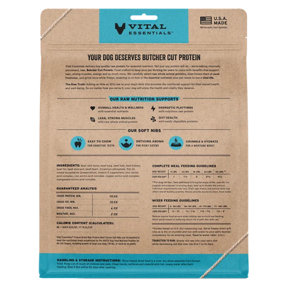Vital Essentials Beef Entree Soft Nibs 14oz