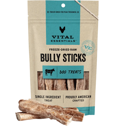 Vital Essentials Bully Sticks Dog Treats 1.4oz