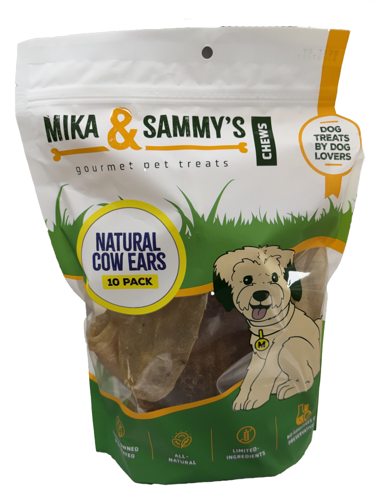 Mika & Sammy's Cow Ears 10 Pack