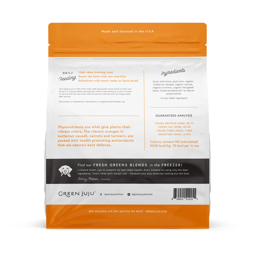Green Juju Duck Orange Whole Food Bites