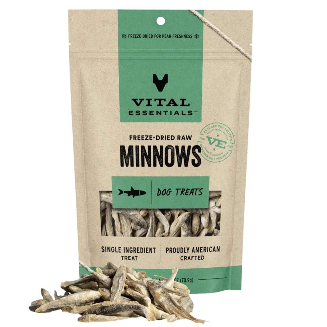 Vital Essentials Minnow Dog Treats