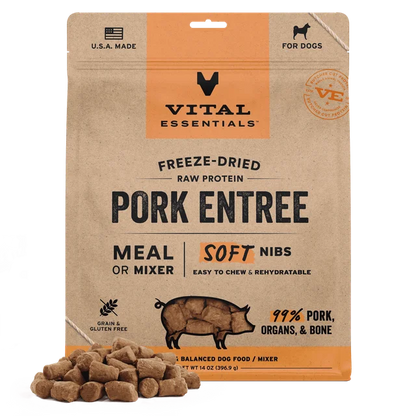 Vital Essentials Pork Entree Soft Nibs 14oz
