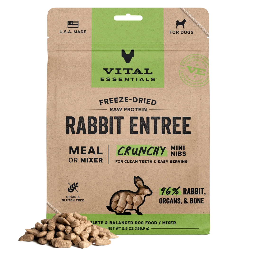 Vital Essentials Rabbit Mini Nibs Entree