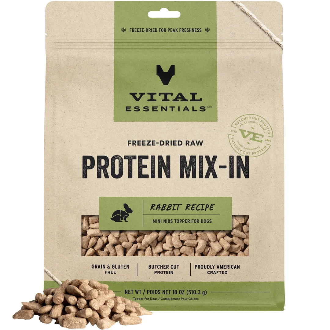 Vital Essentials Rabbit Mini Nibs Mix-In