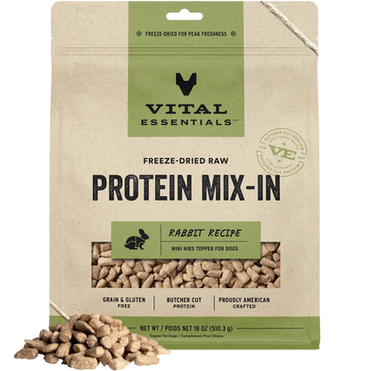 Vital Essentials Rabbit Mini Nibs Mix-In