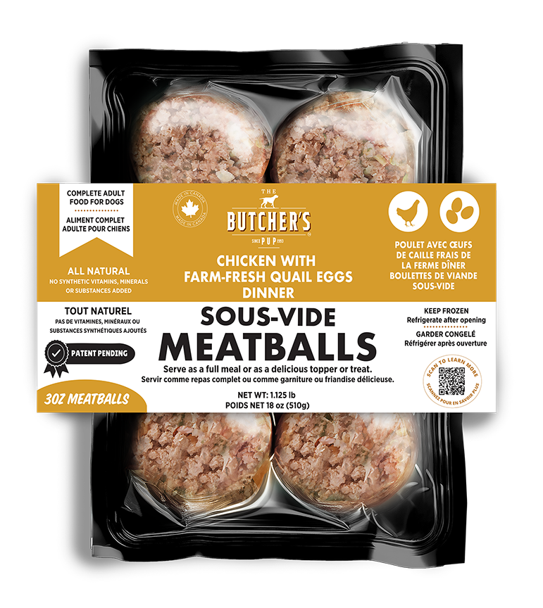 The Butcher's Pup Frozen Sous-Vide Meatballs