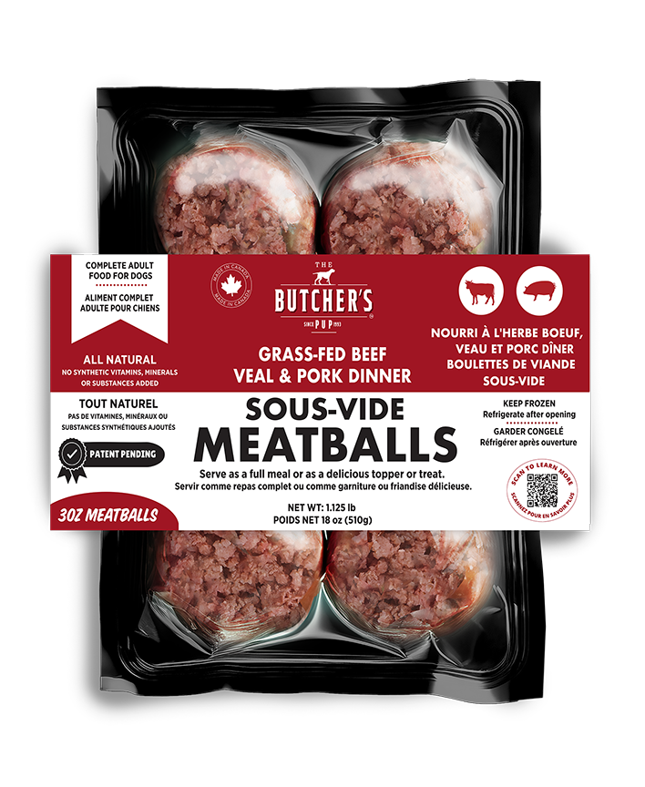 The Butcher's Pup Frozen Sous-Vide Meatballs