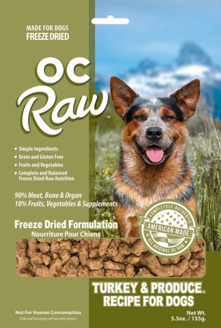 OC Raw Turkey & Produce Recipe ~ 5.5 oz image 0