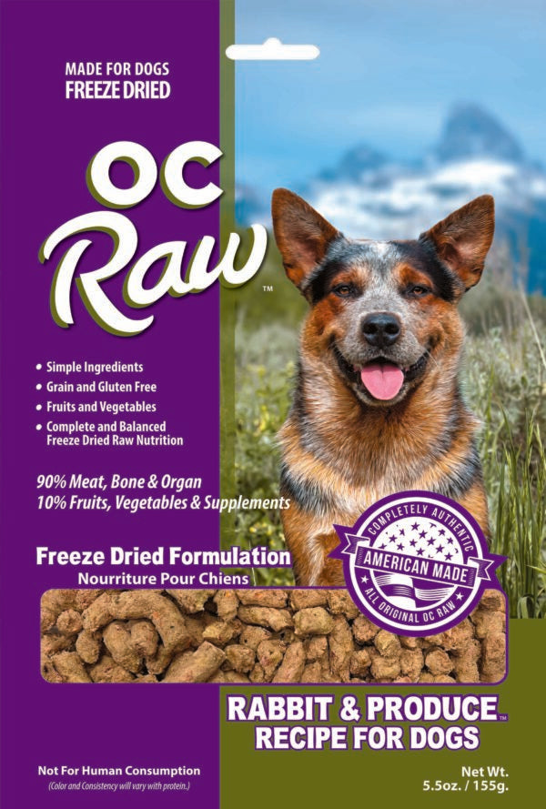 OC Raw Rabbit & Produce Recipe ~ 5.5 oz image 0