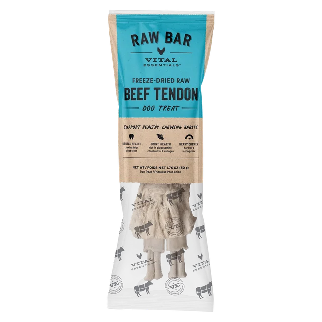 Vital Essentials Beef Tendon Dog Treats image 0