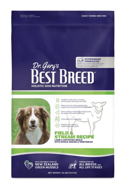 Dr. Gary's Best Breed Field & Stream Recipe