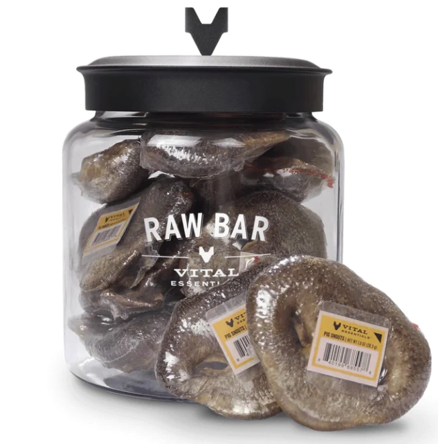 Vital Essentials Freeze Dried Pig Snouts Raw Bar